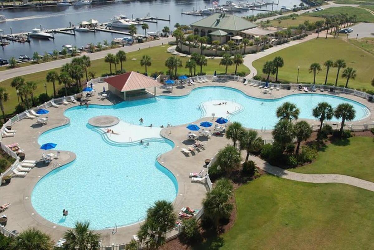 Waterfront Luxury Huge Condo With 15000Sf Pool Myrtle Beach Exteriör bild