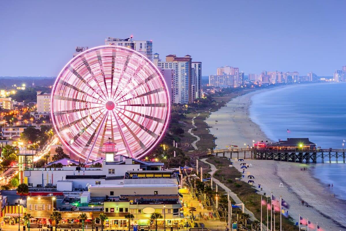 Waterfront Luxury Huge Condo With 15000Sf Pool Myrtle Beach Exteriör bild